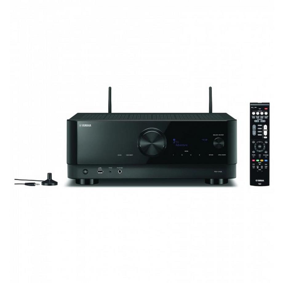 YAMAHA  AV-Receiver RX-V4A (Schwarz, 5.2 Kanal) 