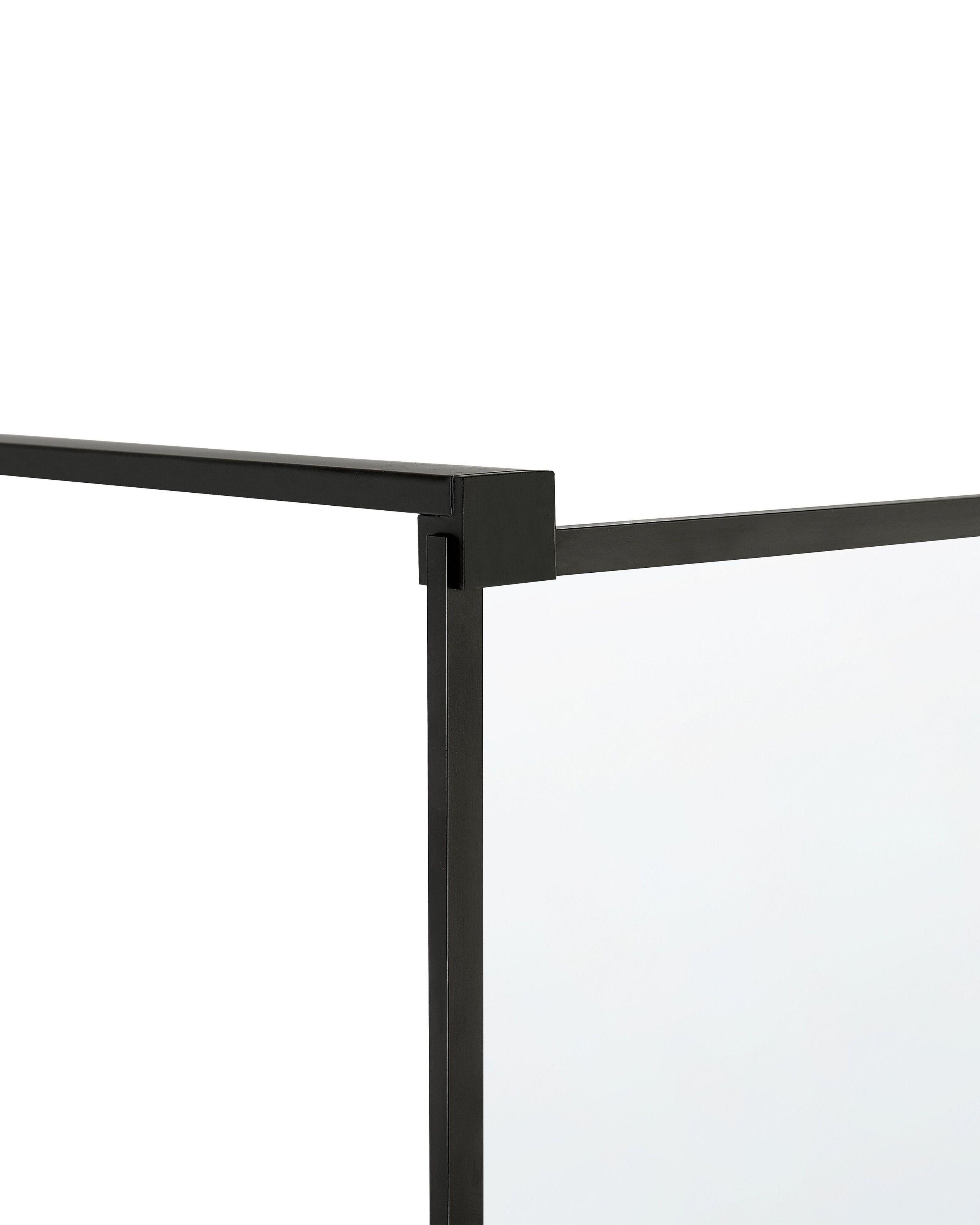 Beliani Parete doccia en Vetro temperato Industriale WASPAM II  