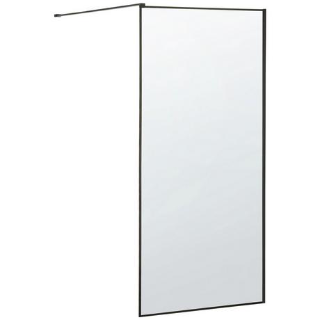 Beliani Parete doccia en Vetro temperato Industriale WASPAM II  