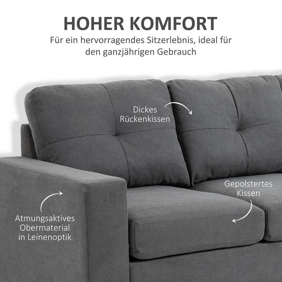 HOMCOM Ecksofa  