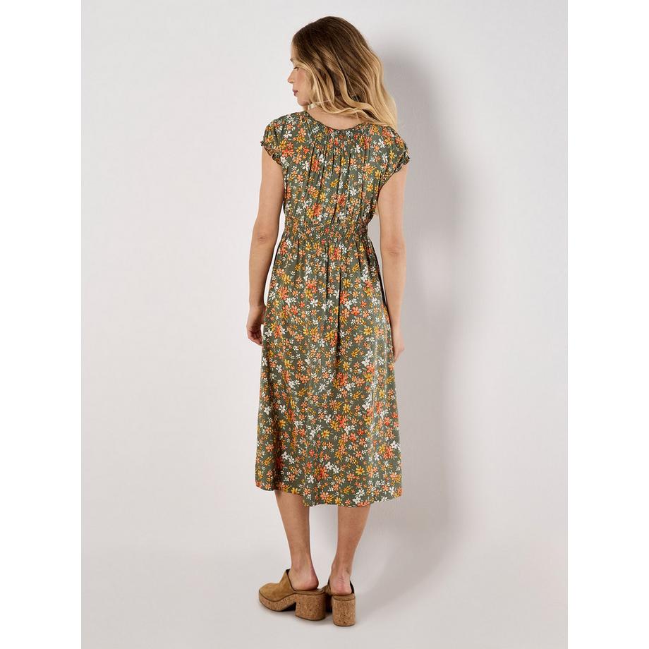 APRICOT Robe Midi Milkmaid Motif Floral Délicat  