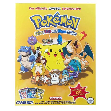 Pokémon  Gelbe, Rote und Blaue Edition - Der offizielle GAME BOY Spieleberater - NEU 