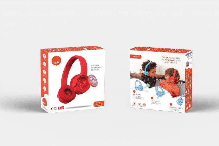 Kekz  Kekz 1075999 cuffia e auricolare Wireless A Padiglione Musica e Chiamate Rosso 