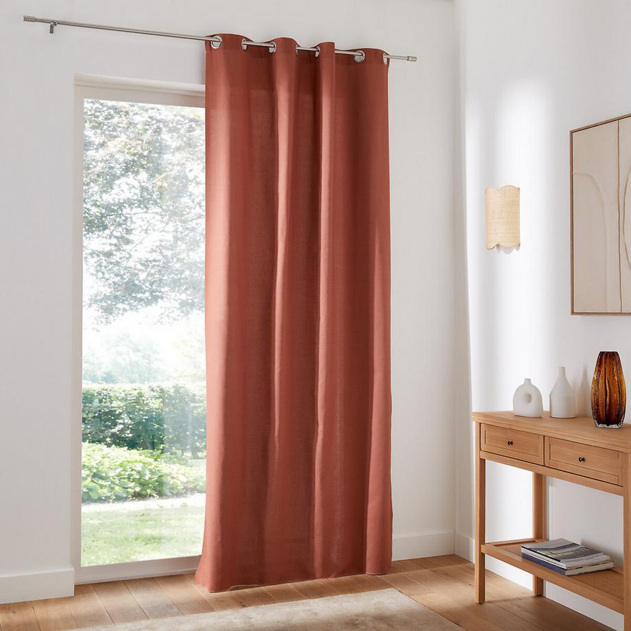 La Redoute Intérieurs  Rideau coton finition oeillets 