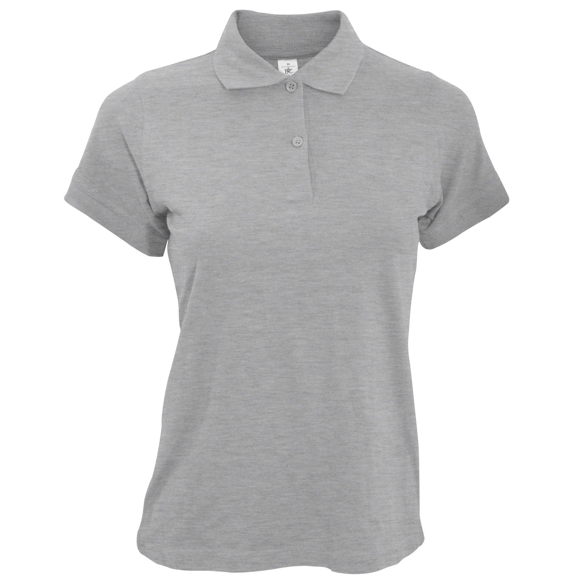 Image of B&c Safran Poloshirt, Kurzarm Damen Grau XL