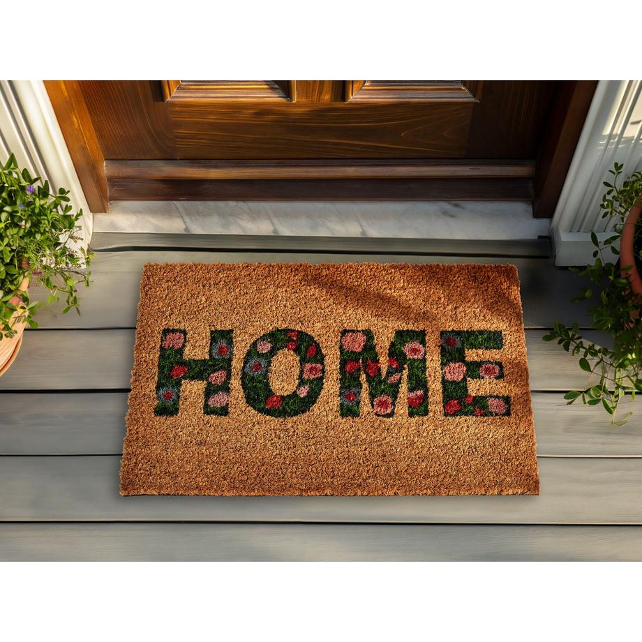 Beliani Tappetino da Ingresso en Fibra di Cocco Moderno ZAMBALES  