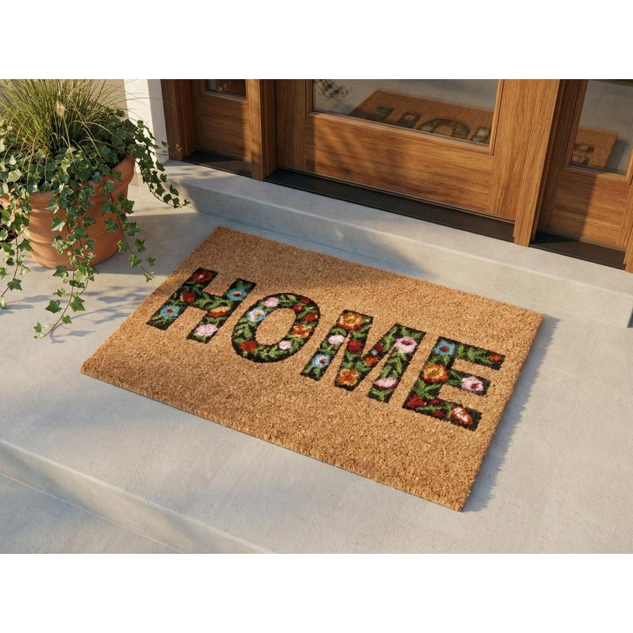 Beliani Tappetino da Ingresso en Fibra di Cocco Moderno ZAMBALES  