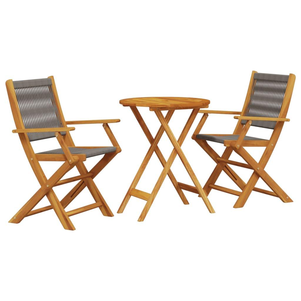 VidaXL Bistro set akazienholz  