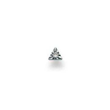 Nasenstecker Weissgold 750 Diamant 0.01ct.
