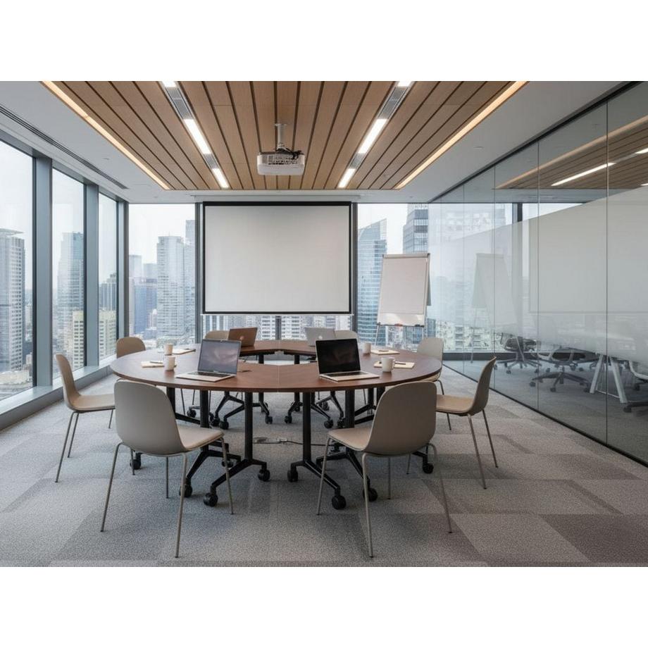 Beliani Scrivania pieghevole en Pannello truciolare nobilitato (MFC) Moderno CAVI  