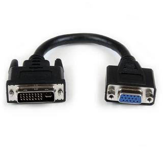 STARTECH.COM  StarTech.com Câble adaptateur DVI vers VGA de 20cm - Convertisseur DVI-I vers HD15 - M/F 