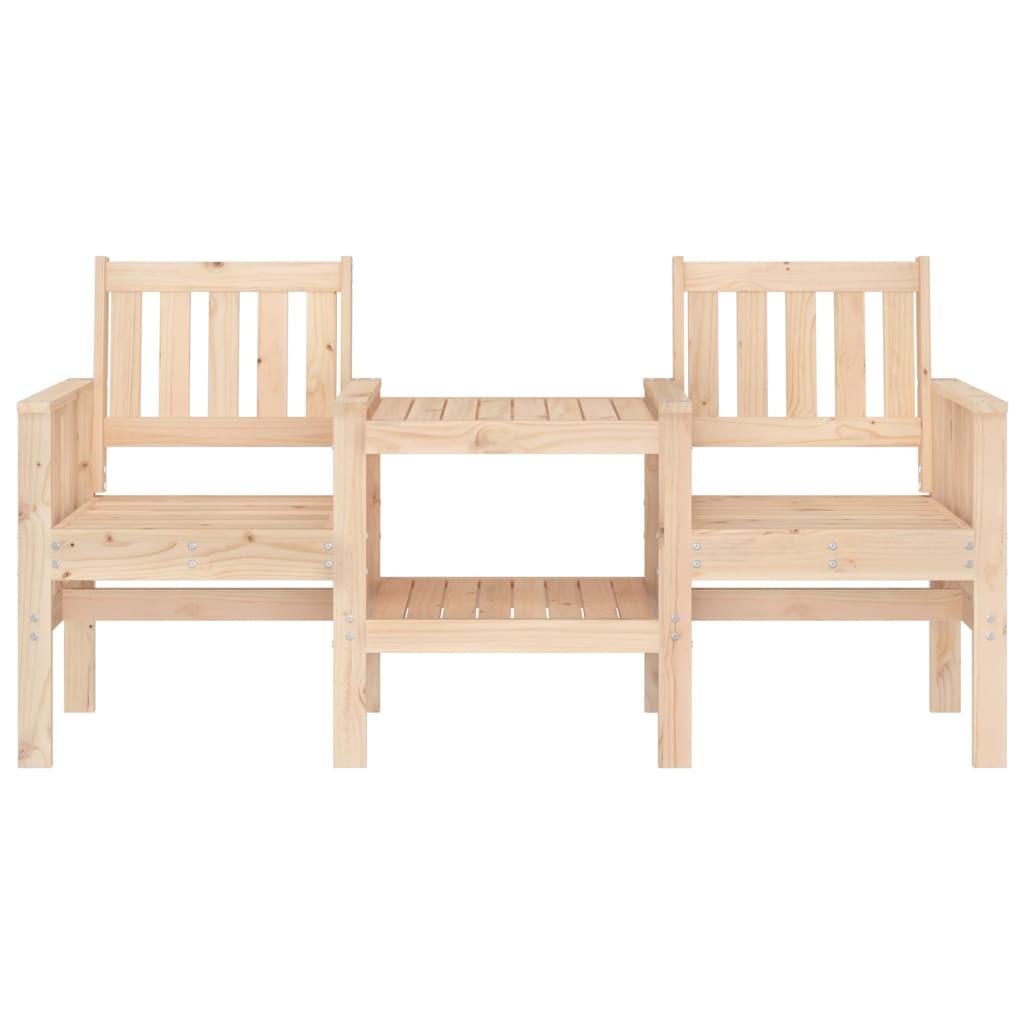 VidaXL Banc de jardin bois de pin  