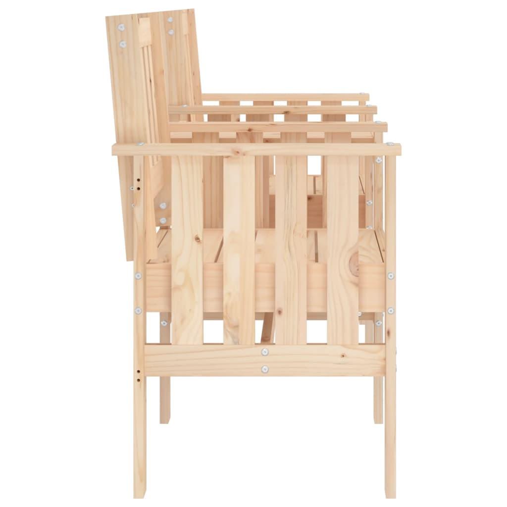 VidaXL Banc de jardin bois de pin  