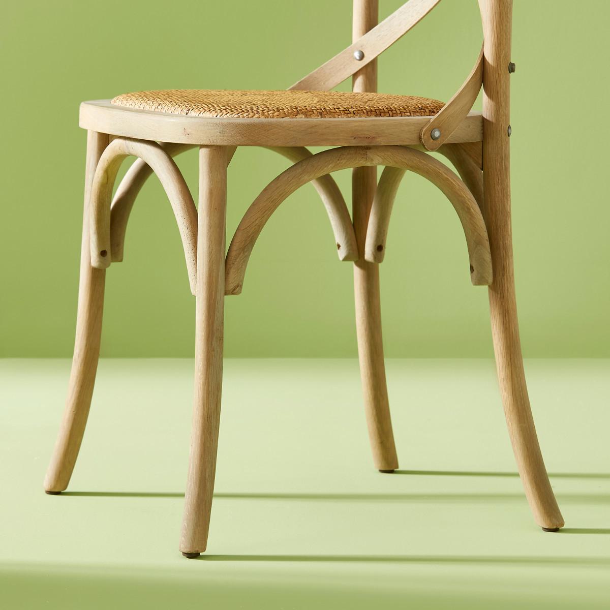 Calicosy Lotto di 2 sedie in legno massiccio e paglia di Vienna L61 cm - BISTROT  