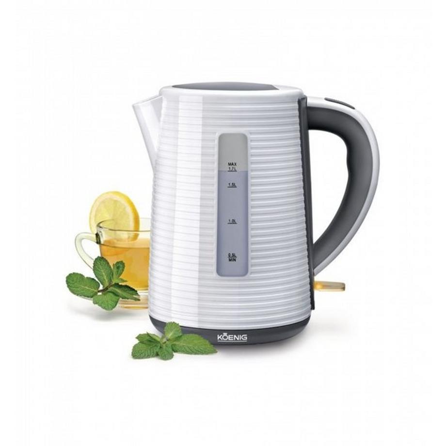König KOENIG B02138 bollitore elettrico 1,7 L 2200 W Bianco  