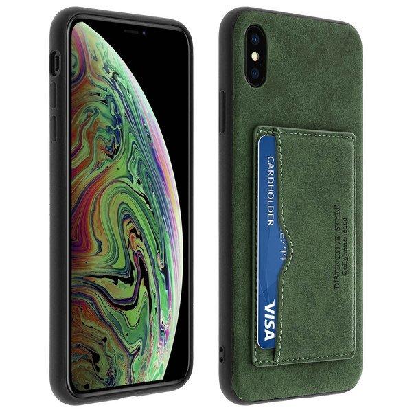 Avizar  Coque porte carte Rétro iPhone XS Max 