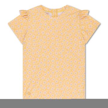 UV Shirt Unisex 122128 Yellow Flowers