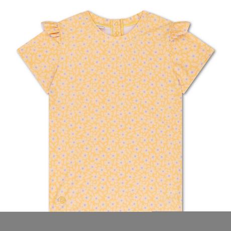 Swim Essentials  UV Shirt Unisex 122128 Yellow Flowers 