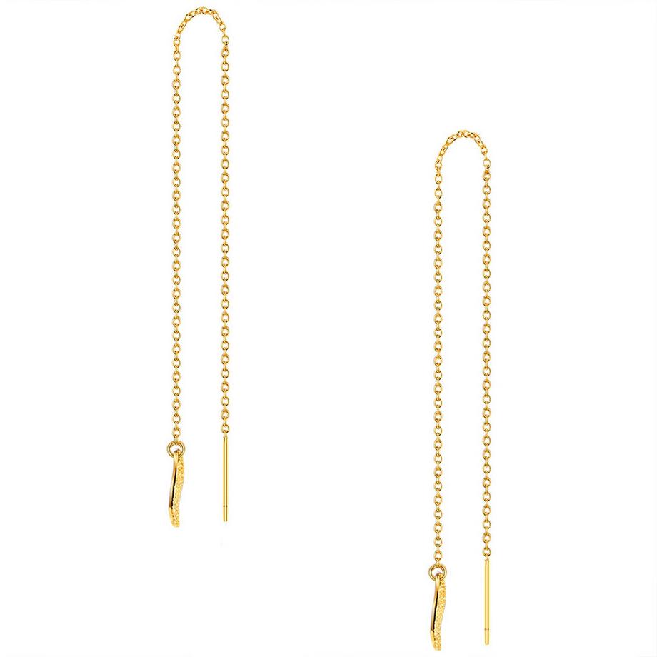 Lulu & Jane  Ohrhänger Edelstahl gelbgold 