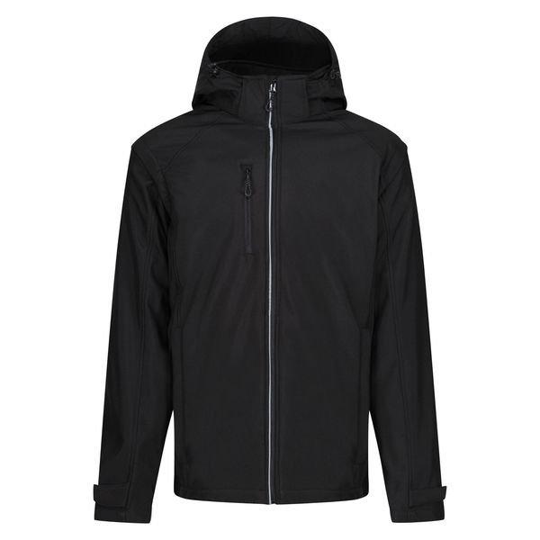 Image of Erasmus Softshelljacke 4in1 Herren Schwarz M