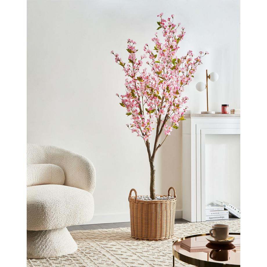 Beliani Plante artificielle en Matière synthétique  CHERRY TREE  