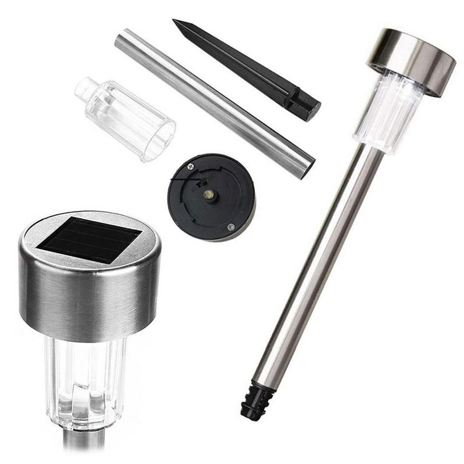 eStore 4x Lampes de jardin à énergie solaire - LED  