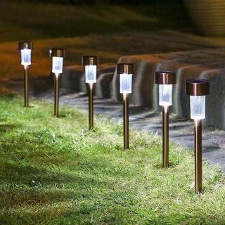 eStore 4x Lampes de jardin à énergie solaire - LED  