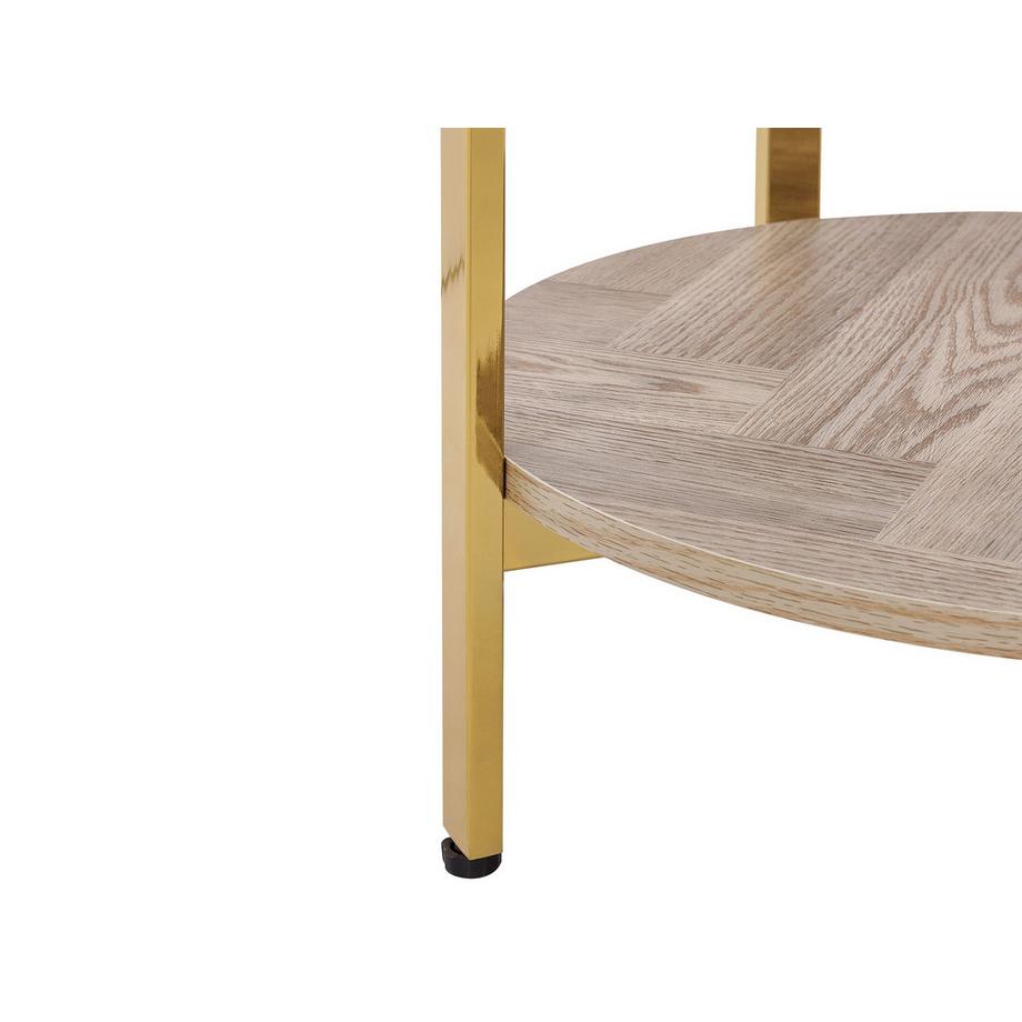 Beliani Table d'appoint en Métal Moderne LOVELL  