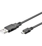 Image of Microconnect USB A/Micro USB B 5P 1.8m USB Kabel 1,8 m USB 2.0 Micro-USB B Schwarz