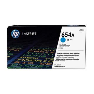 Hewlett-Packard  HP Toner-Modul 654A cyan CF331A CLJ Enterprise M651 15'000 S. 