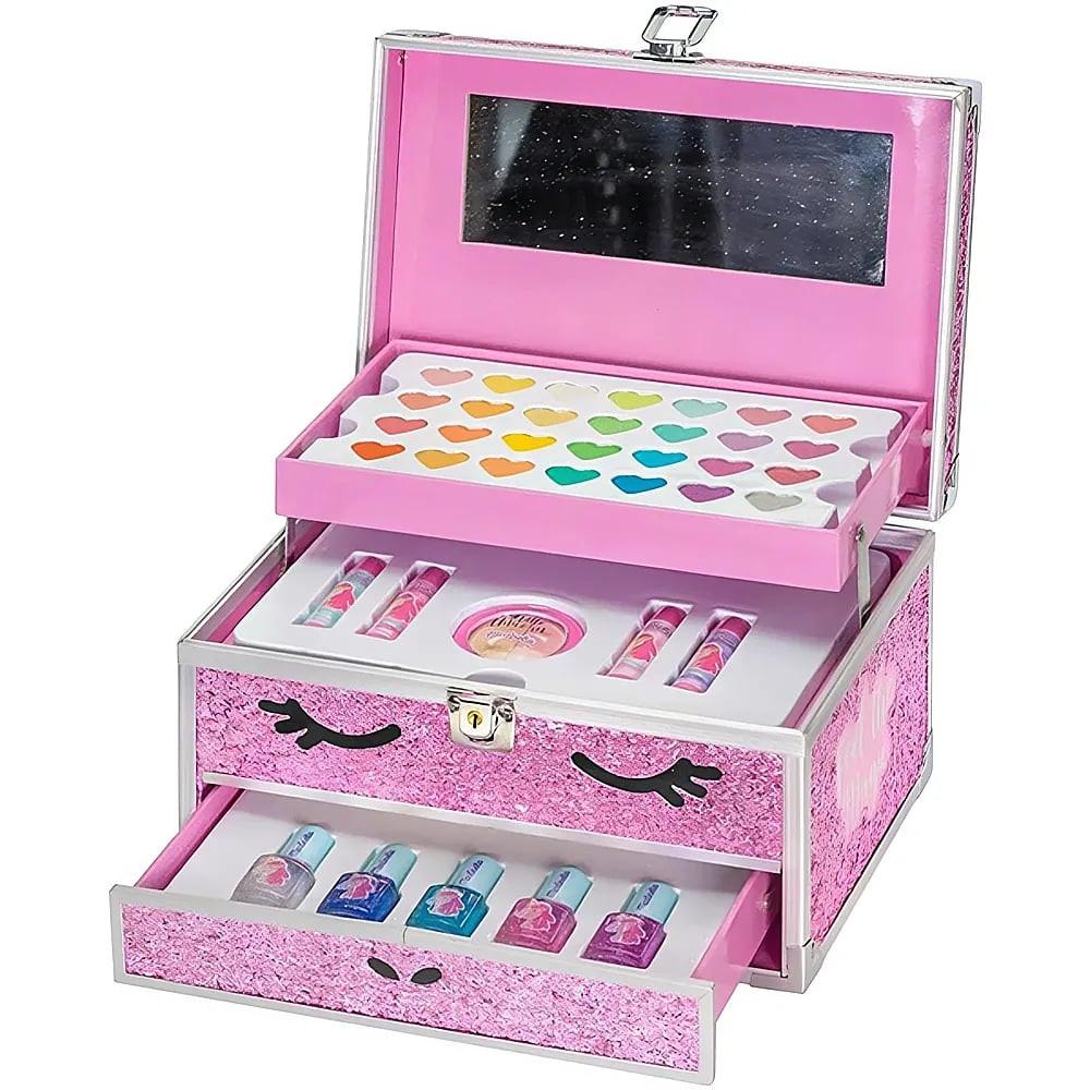 Image of Unicorn Dreams Schminkset Big Glitter Case Pink