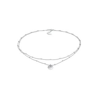 Elli  Halskette Choker Layer Plättchen 