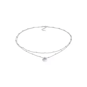 Halskette Choker Layer Plättchen