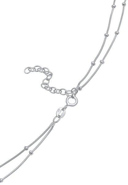 Elli  Halskette Choker Layer Plättchen 