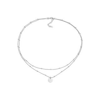 Elli  Halskette Choker Layer Plättchen 