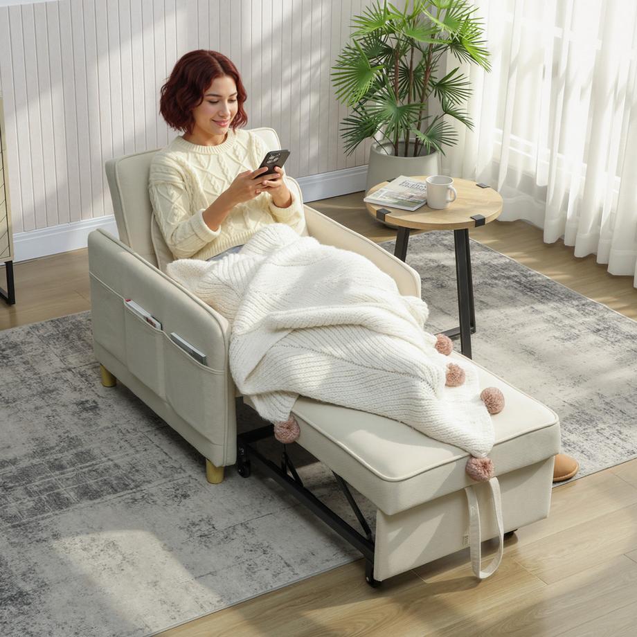 HOMCOM fauteuil convertible  