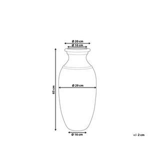 Beliani Décorations en Terre cuite Rétro HIMERA  