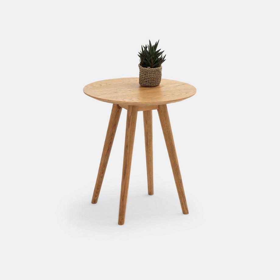 Beistelltisch aus Eiche und Furnier