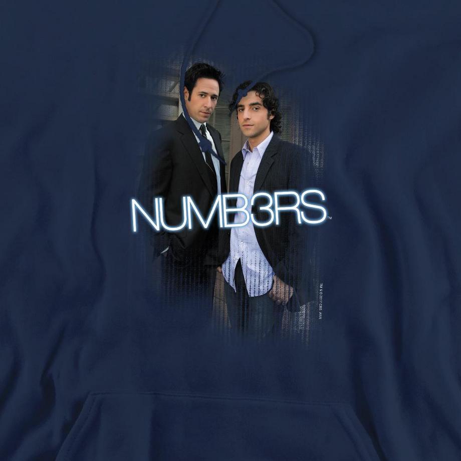 Paramount Pictures Felpa Con Cappuccio Stampa Grafica Numbers  
