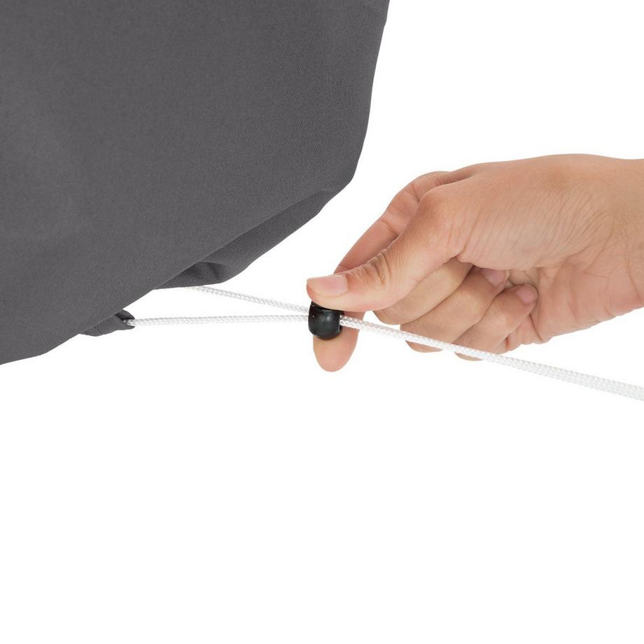 Tectake Sonnenschirm Daria Ø 300 cm leichtgängiger Mechanismus mit Fußpedal  