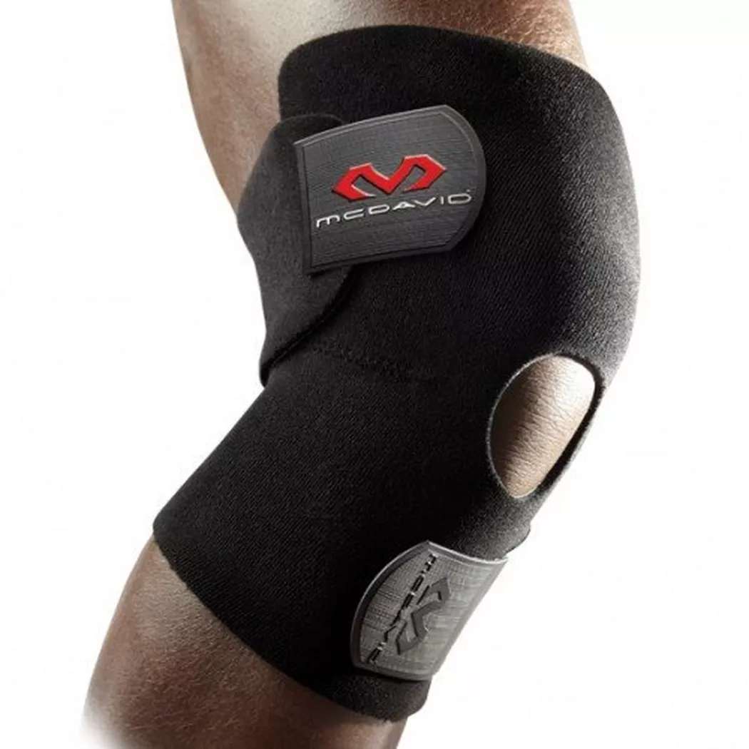 Verstellbare Neopren-Knieschoner McDavid avec dégagement rotulien