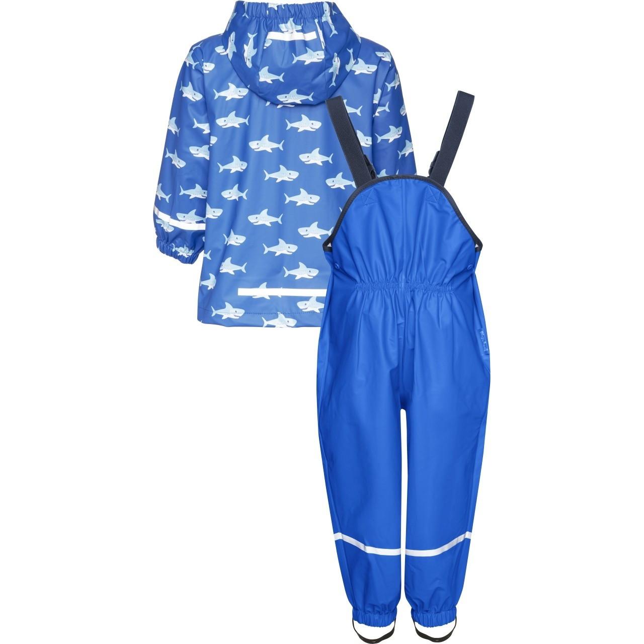 Image of Regenjacke Für Baby-jungen Sharks Allover Unisex 3-4A