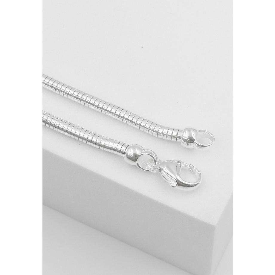 MUAU Schmuck  Collier Boa Silber 925, 3mm, 45cm 