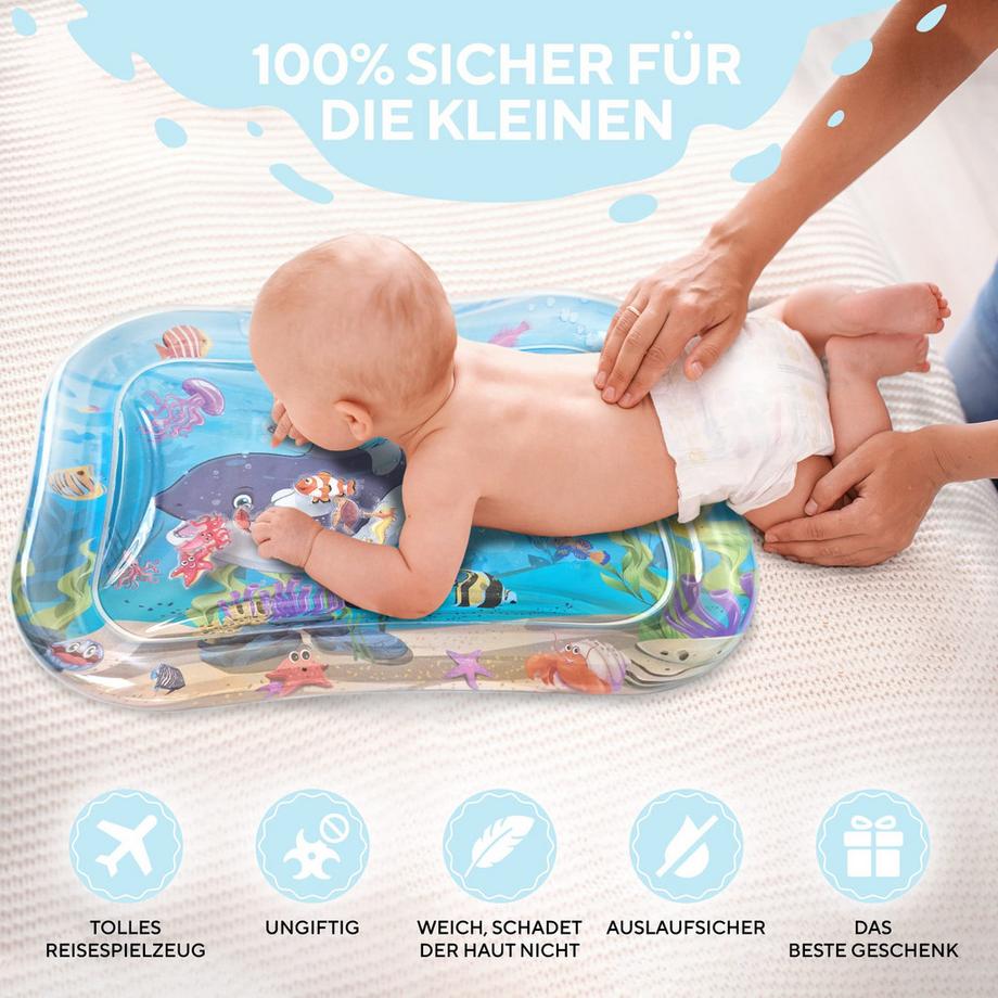 Activity-board  Wassermatte Baby - Bäuchlingsmatte, zur Förderung von Kraft, Koordination und Motorik 