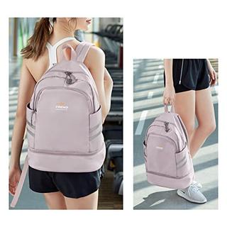 Only-bags.store Großer Reiserucksack, faltbarer Laptop-Reiserucksack, wasserdichter Outdoor-Sportrucksack, lässiger Schulrucksack, verstaubarer Fitness-Rucksack mit Schuhfa  