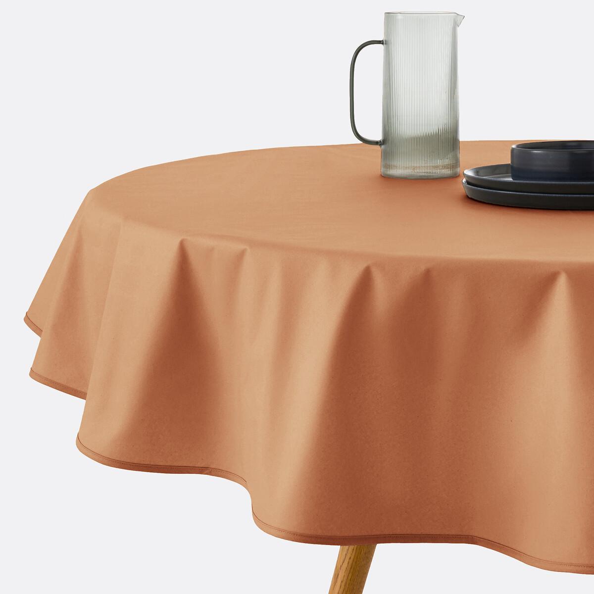 Image of Runde Tischdecke Scénario Unisex Braun 160 cm