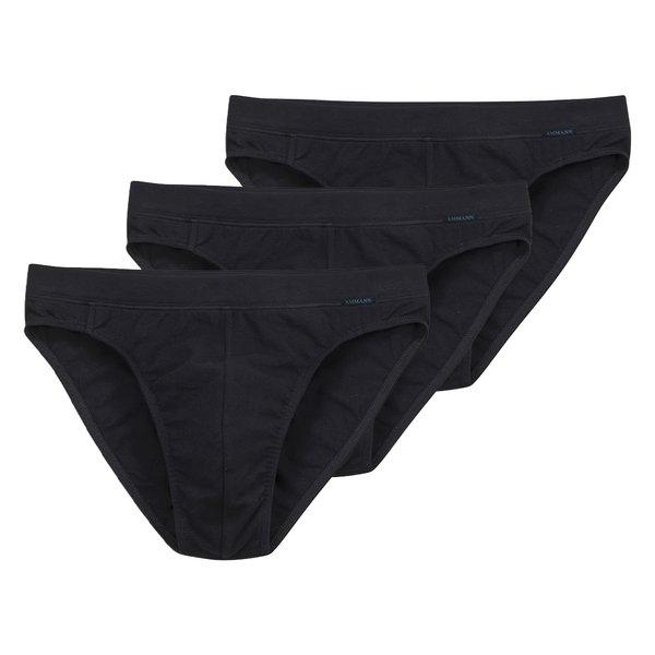 Image of 3er Pack Organic De Luxe - Mini Slip Herren Schwarz XXL