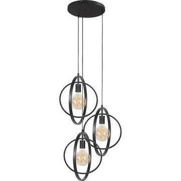 Lampe suspendue Turn around 3L étagée Charcoal