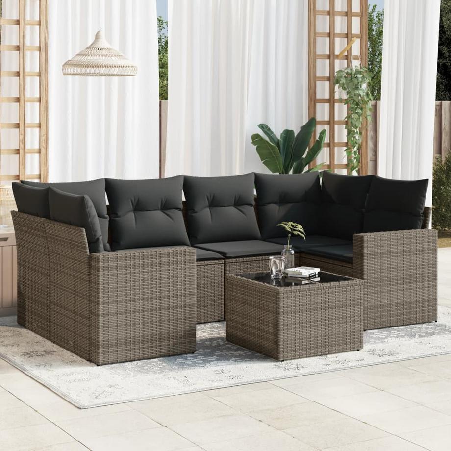 VidaXL Garten sofagarnitur poly-rattan  