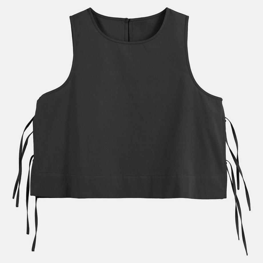 La Redoute Collections Ärmelloses Top mit Bindebändern  